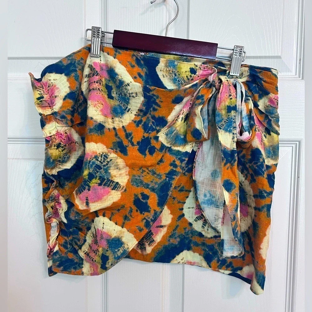NWOT Free People, Sweet As Beach Mini Skirt, Size 12